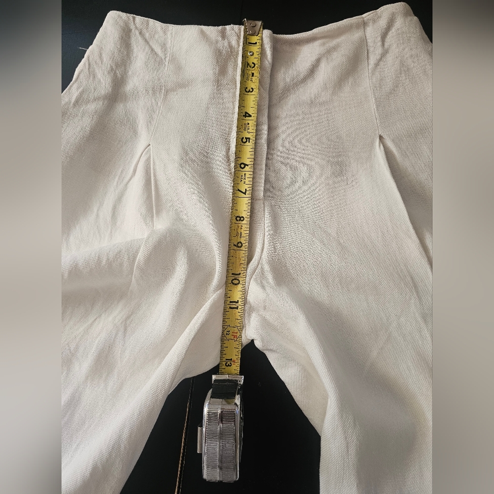Zara Linen Pants XS Beige – NWT, Lightweight, Side Pockets Higt Weist - Picture 12 of 15